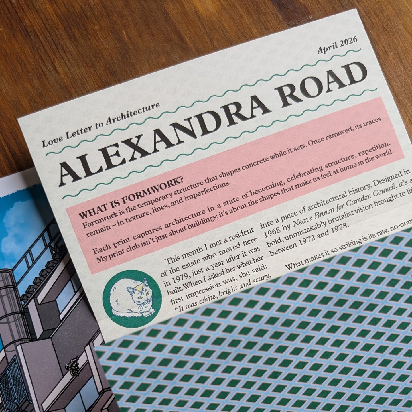 Formwork Small Printclub: Alexandra Road Estate