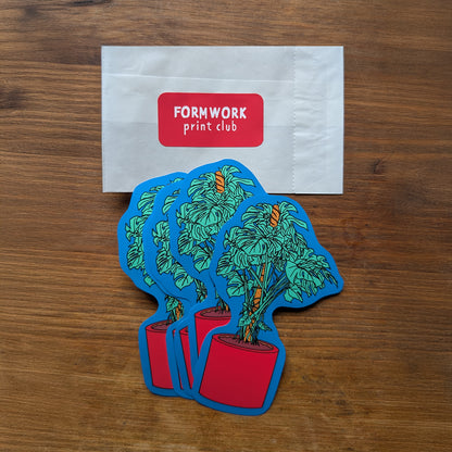 Monstera Stickers, The Standard Hotel