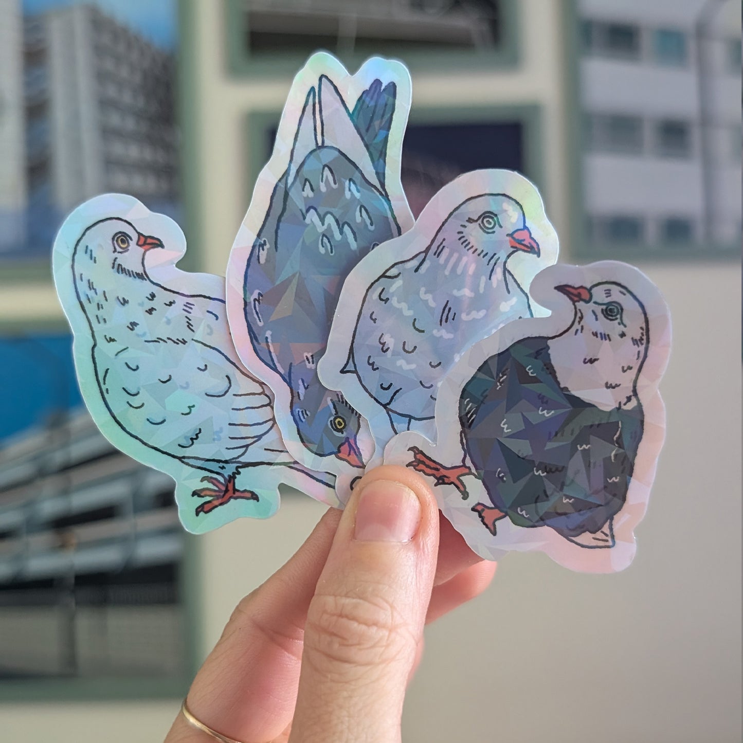 Pigeons, Mix stickers