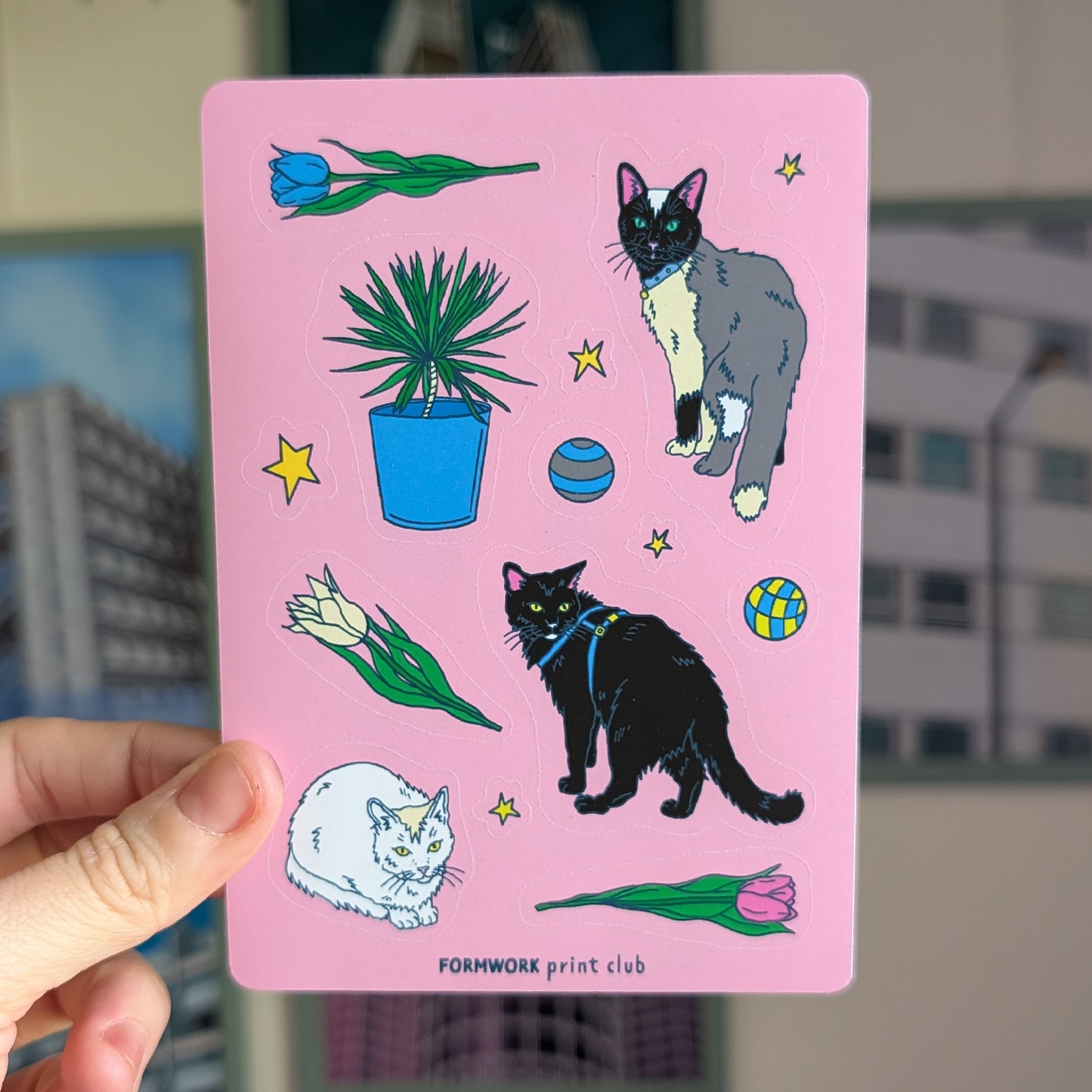 Sticker Sheet: Alexandra Road